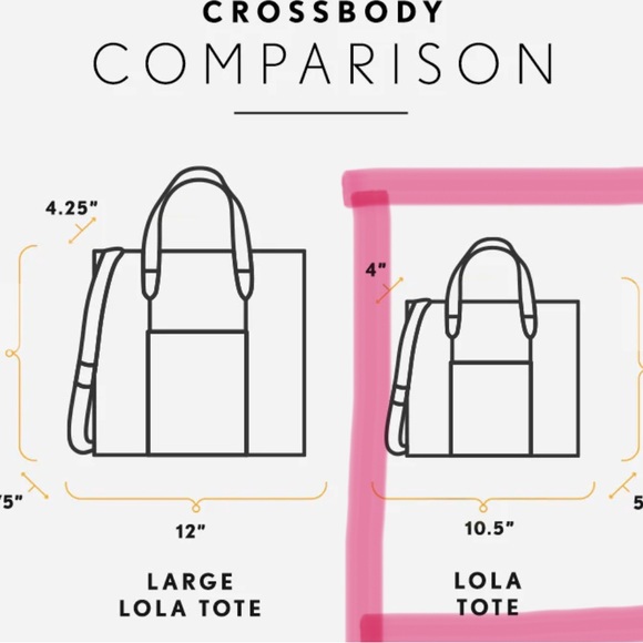 Portland leather LOLA CROSSBODY TOTE - Picture 8 of 9